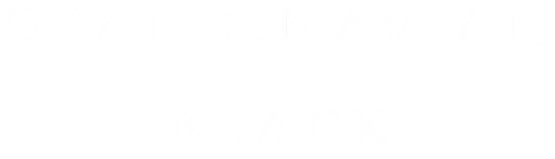 Scandinavian Black white logo